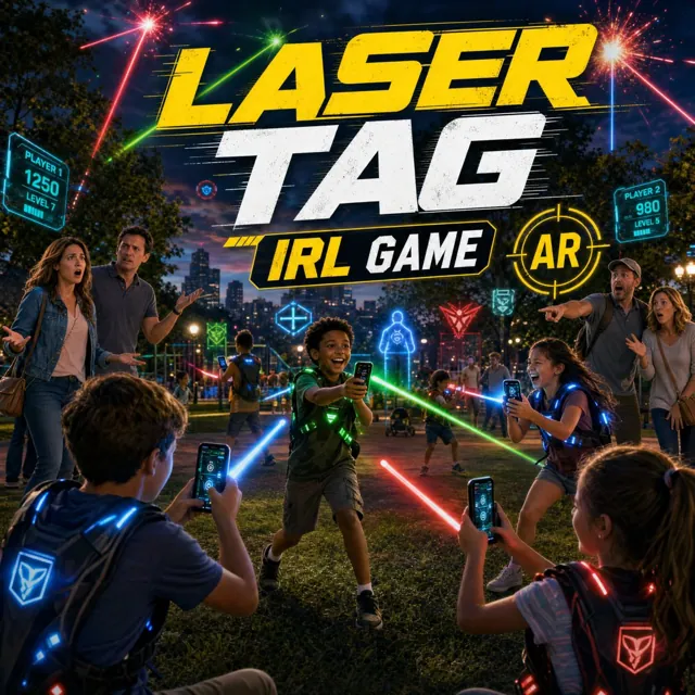 لعبة Laser Tag في العالم الحقيقي على iPhone