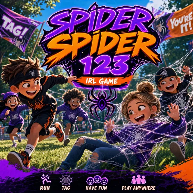 لعبة Spider Spider 123 الجماعية في العالم الحقيقي